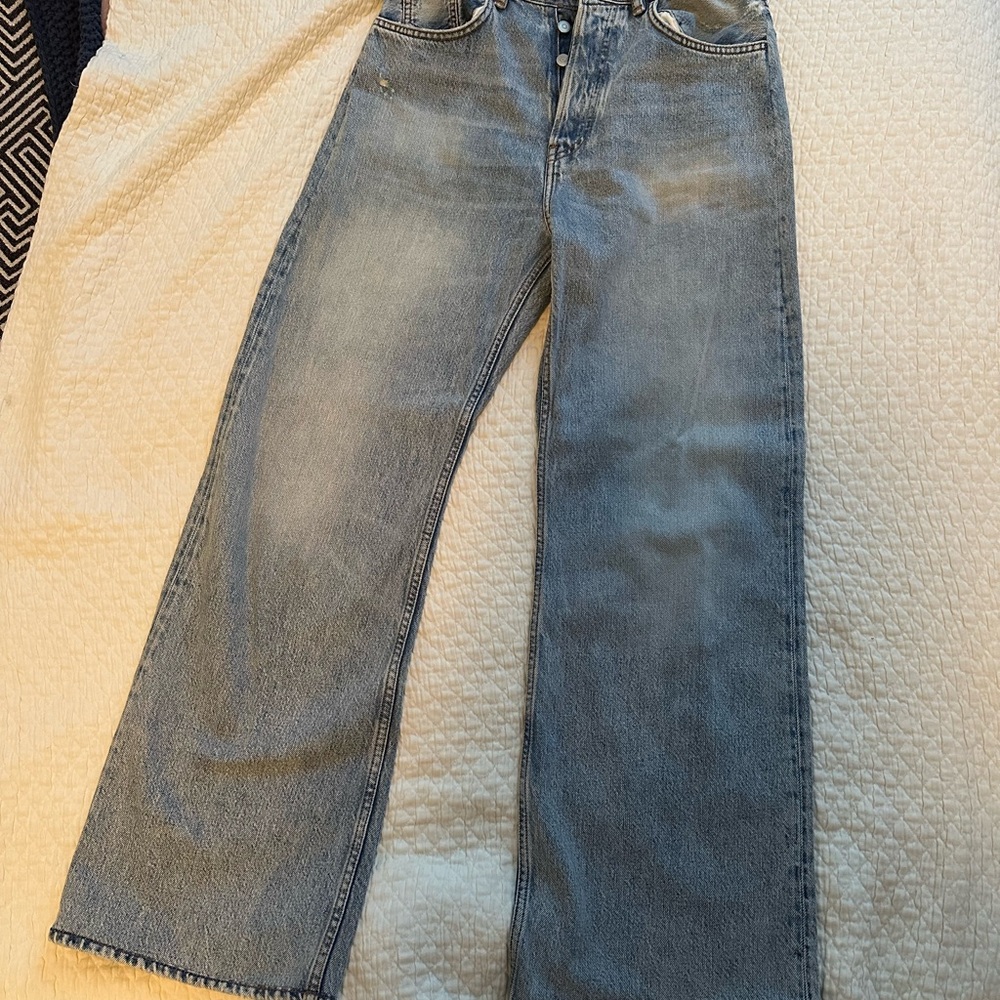 Acne Studios 2021F Light Blue Trash Jeans